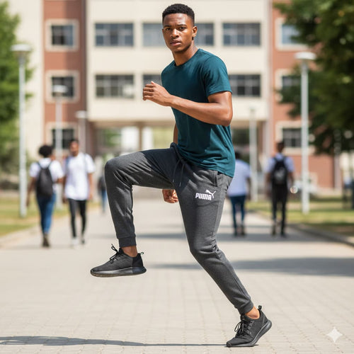 Men's Grey Dri-Fit Joggers